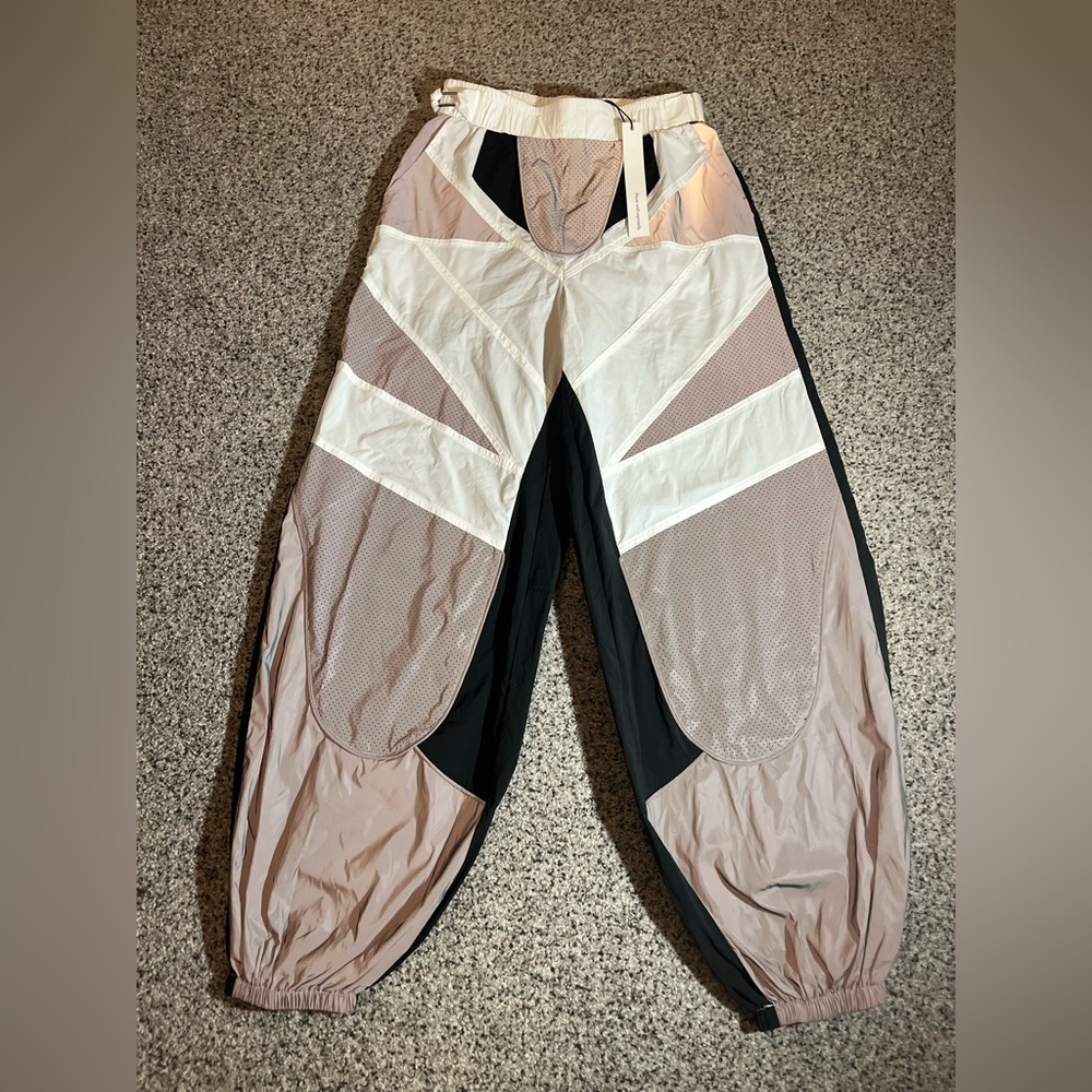 AKIRA White and Pink Track Pants